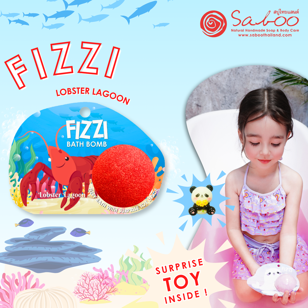 Fizzy Bath Bomb - Sea Animal Package - 100g - Lobster Lagoon