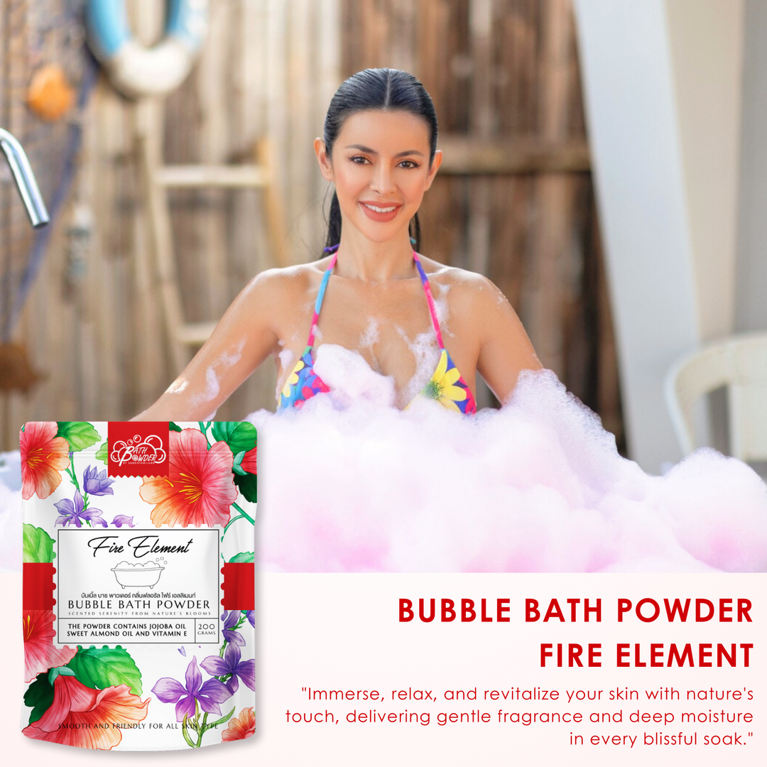 Bubble Bath Powder - 200g - Fire Element