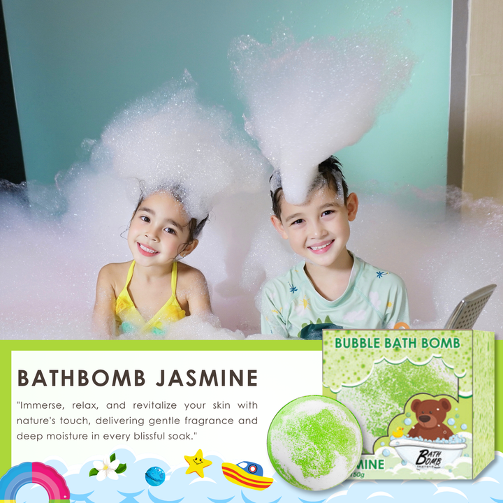 Bubble Bath Bomb - Box Package - 150g - Jasmine