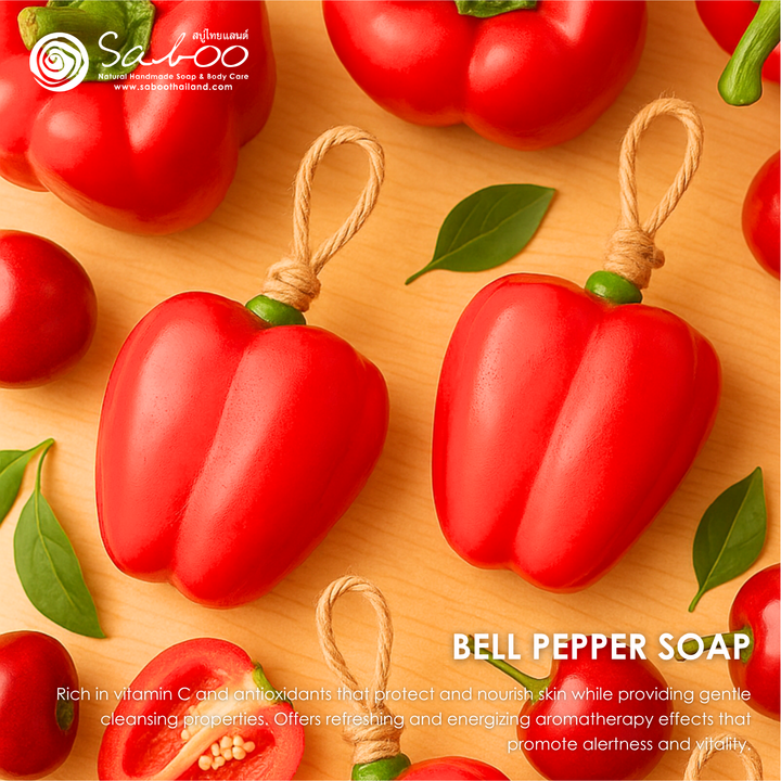 Natural Fancy Soap - Red Bell Pepper