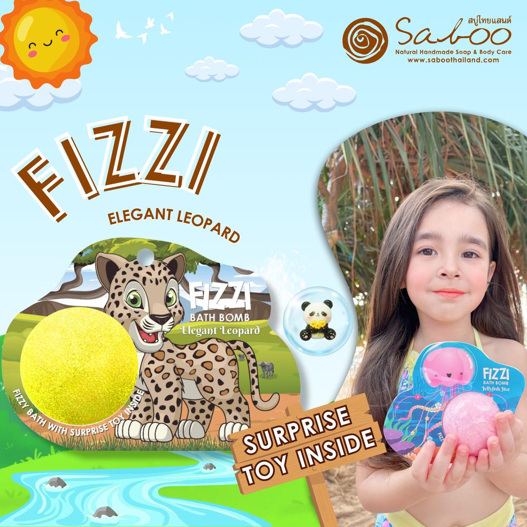 Fizzy Bath Bomb - Jungle Package - 100g - Elegant Leopard