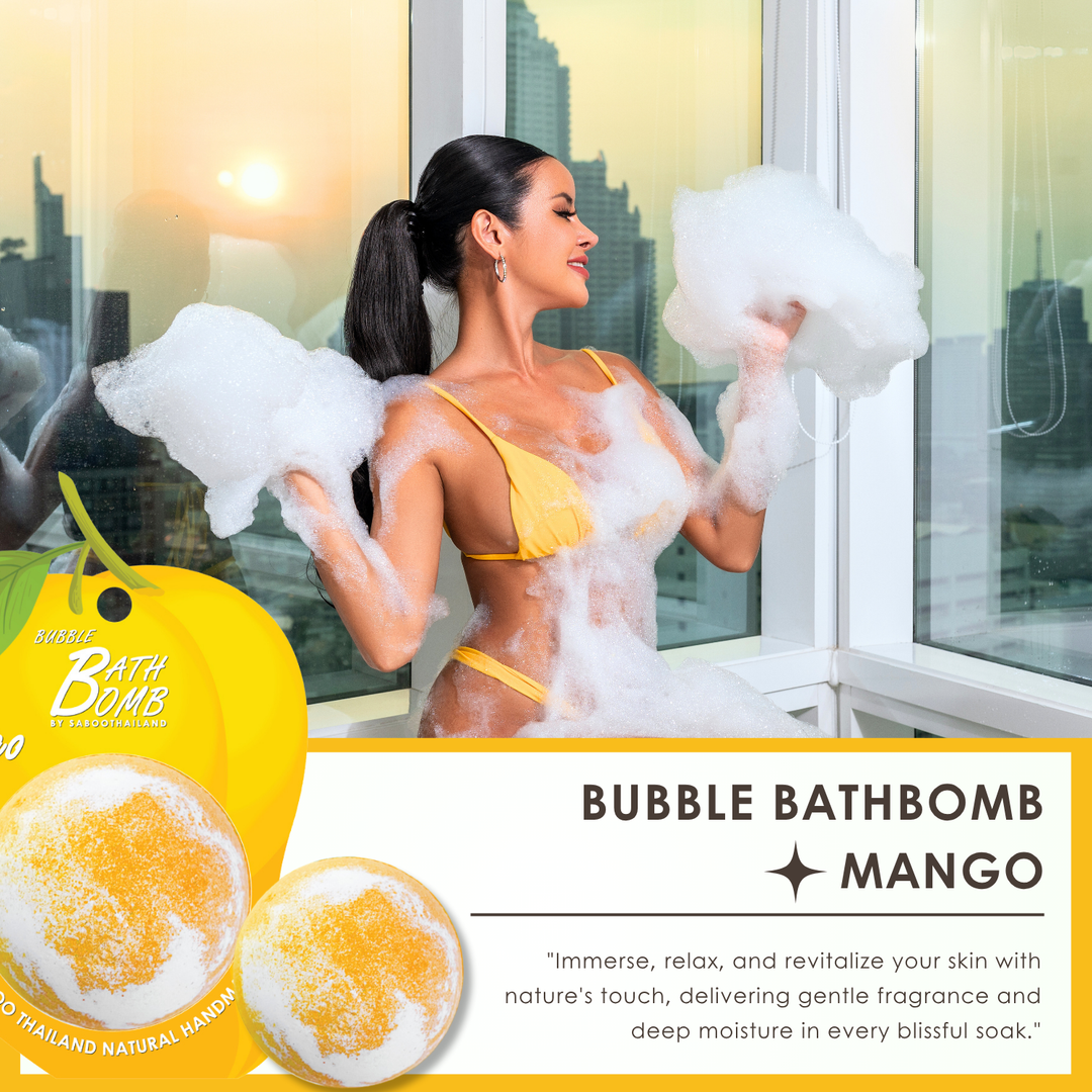 Bubble Bath Bomb - Fruit Package - 150g - Mango