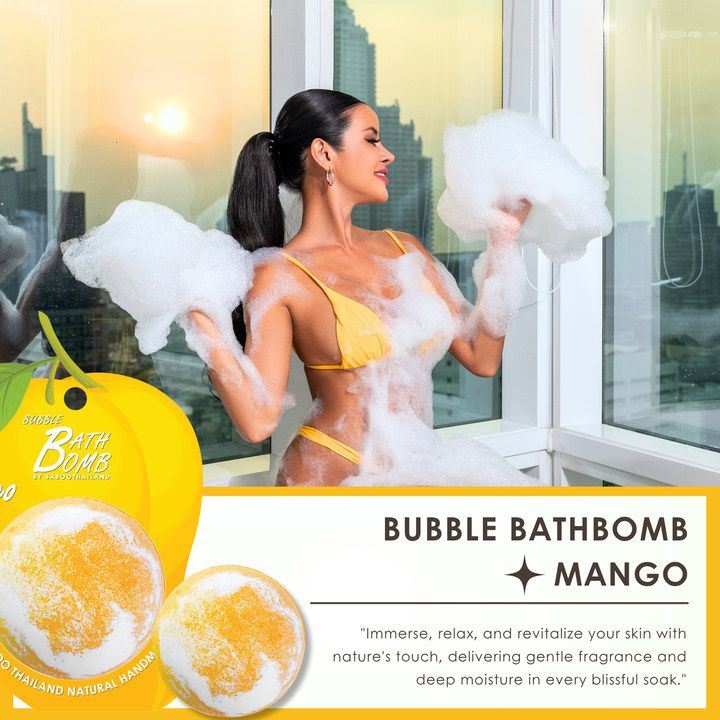 Bubble Bath Bomb - Fruit Package - 150g - Mango