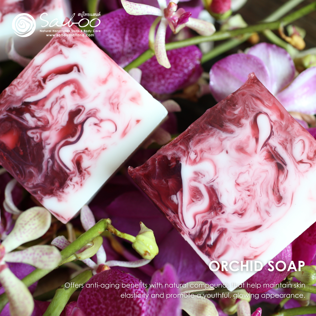 Natural Soap - Square Shape - 100g - Orchid