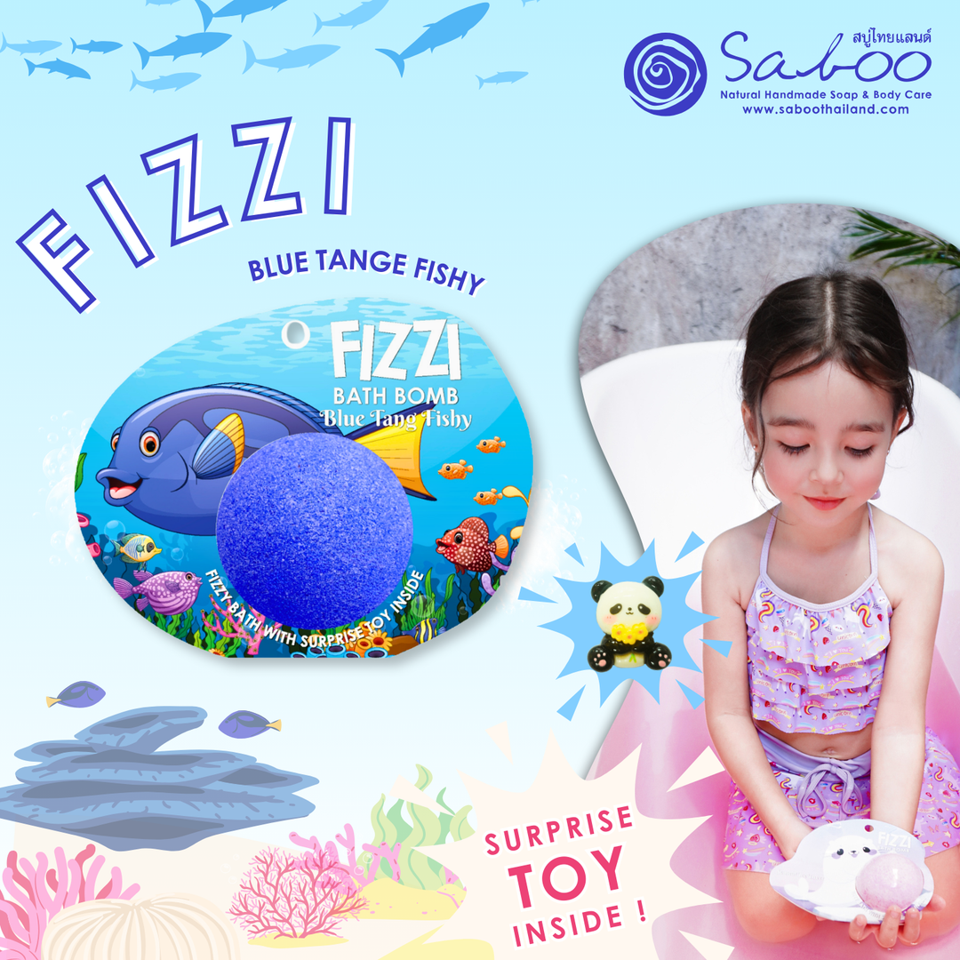 Fizzy Bath Bomb - Sea Animal Package - 100g - Blue Tang Fishy