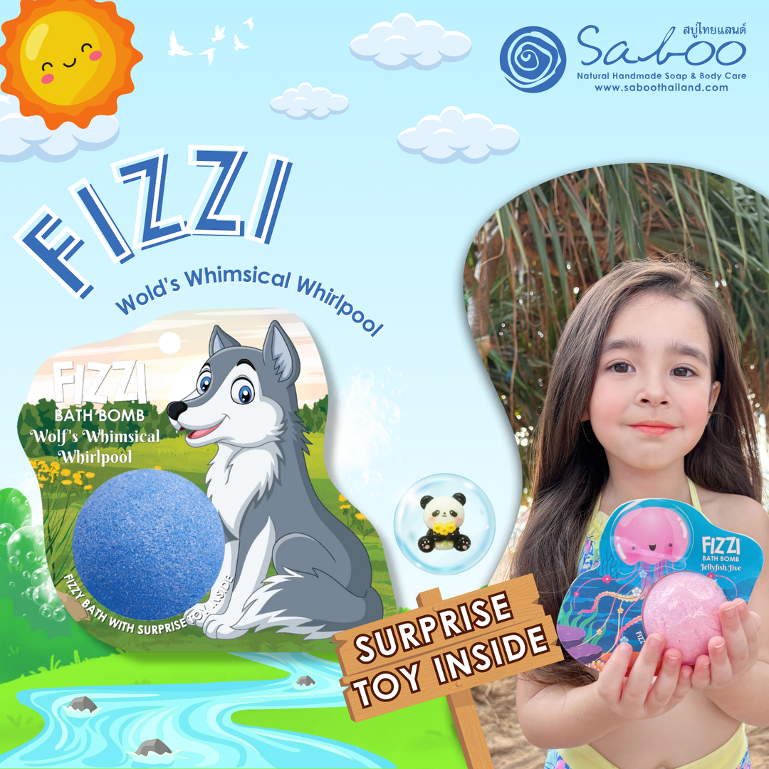 Fizzy Bath Bomb - Jungle Package - 100g - Wolf's Whimsical Whirlpool