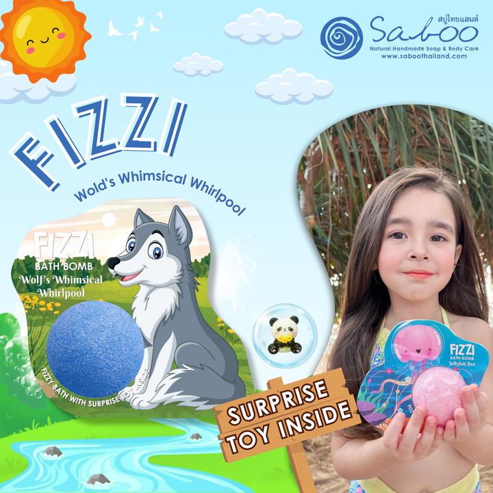 Fizzy Bath Bomb - Jungle Package - 100g - Wolf's Whimsical Whirlpool