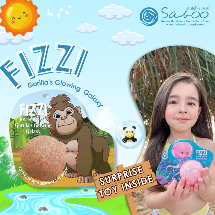 Fizzy Bath Bomb - Jungle Package - 100g - Gorilla's Galaxy