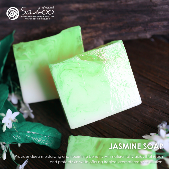 Natural Soap - Square Shape - 100g - Jasmine