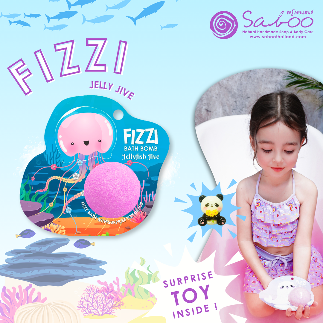 Fizzy Bath Bomb - Sea Animal Package - 100g - Jelly Live