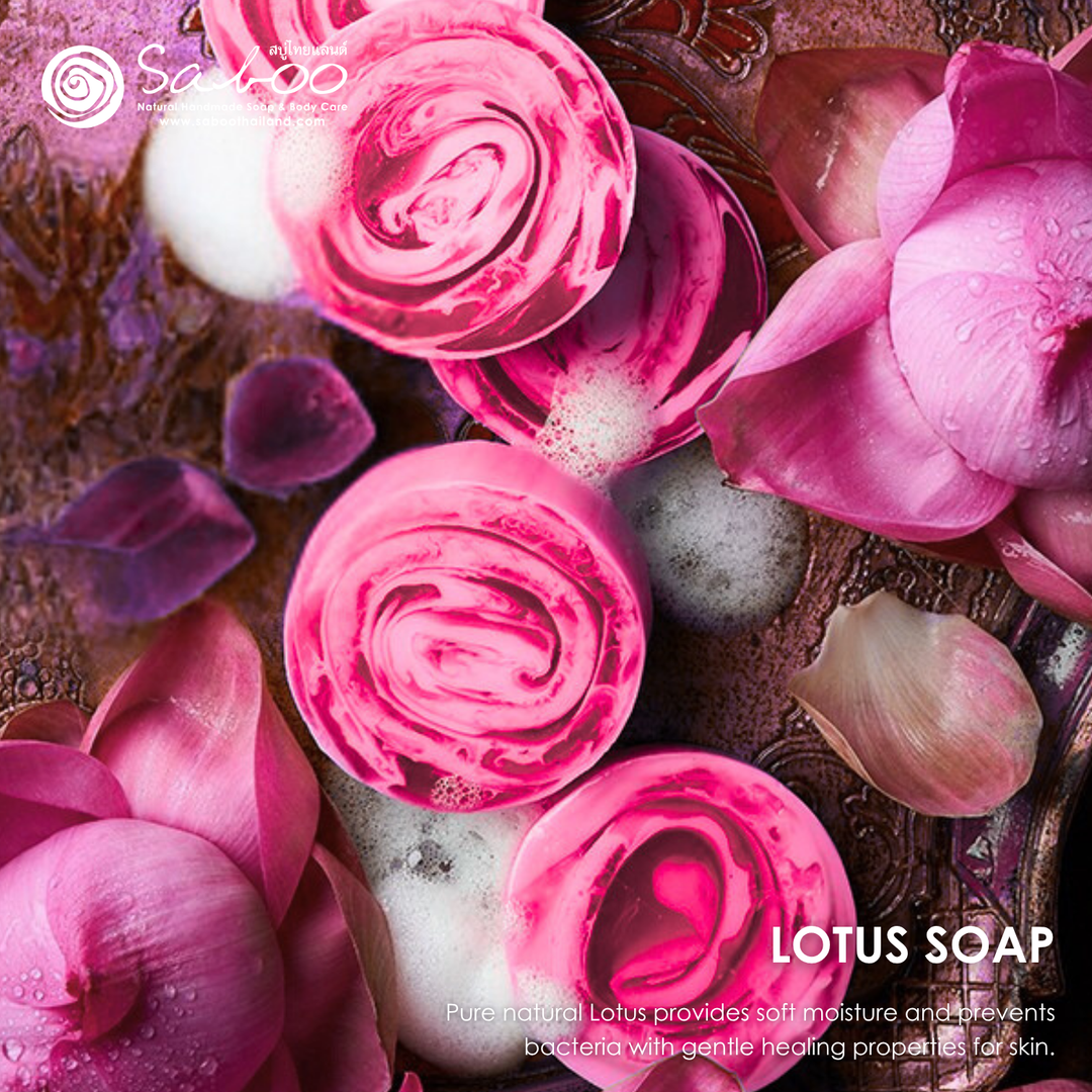 Premium Soap - Black Box Package - 100g - Lotus