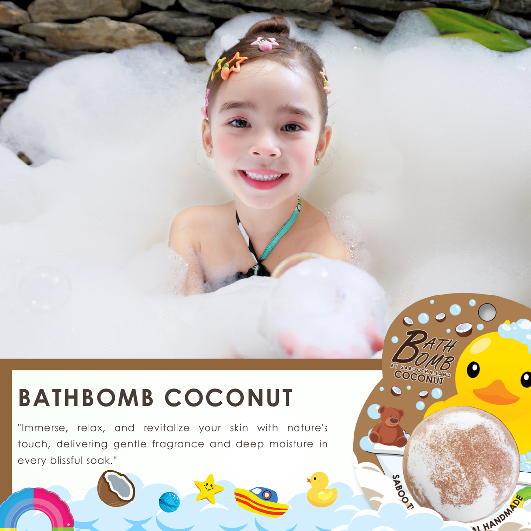 Bubble Bath Bomb - Duck Package - 150g - Coconut