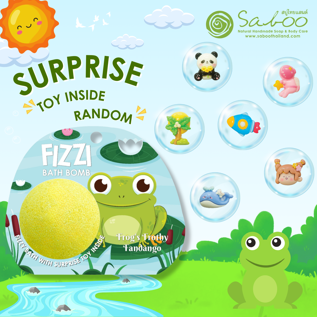 Fizzy Bath Bomb - Jungle Package - 100g - Frog's Frothy Fandango