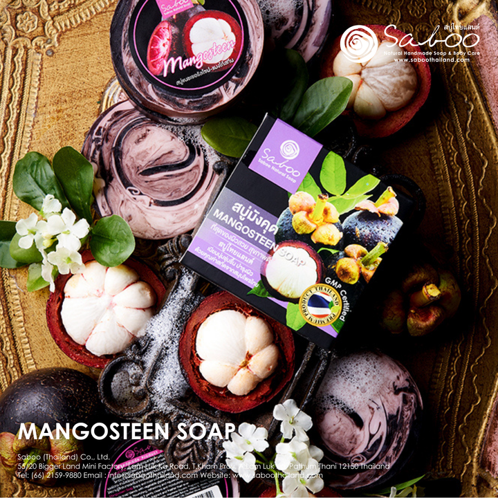 Premium Soap - Black Box Package - 100g - Mangosteen