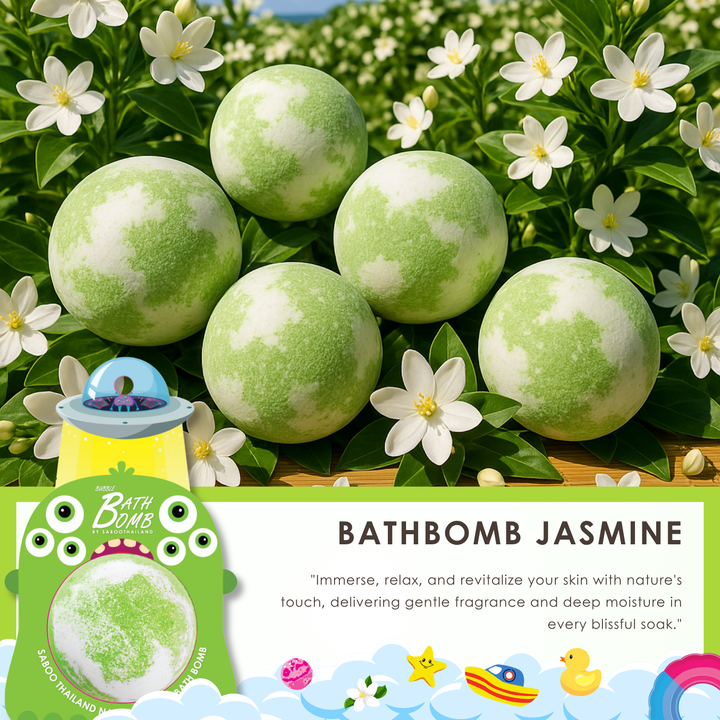 Bubble Bath Bomb - Monster - 150g - Jasmine