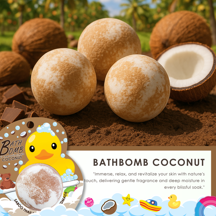 Bubble Bath Bomb - Duck Package - 150g - Coconut