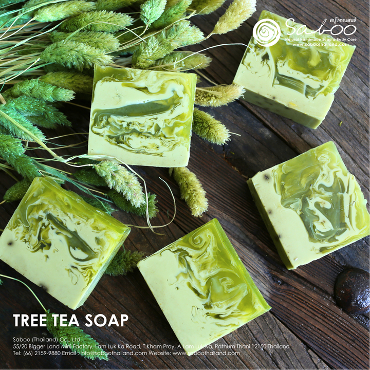 Natural Soap - Square Shape - 100g - Tea