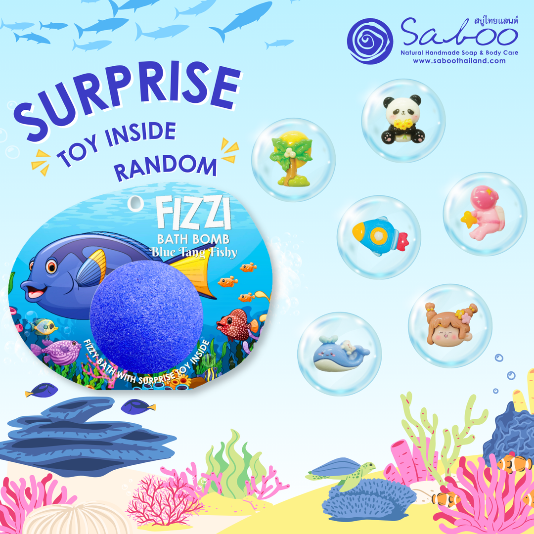 Fizzy Bath Bomb - Sea Animal Package - 100g - Blue Tang Fishy