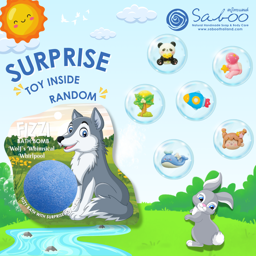 Fizzy Bath Bomb - Jungle Package - 100g - Wolf's Whimsical Whirlpool