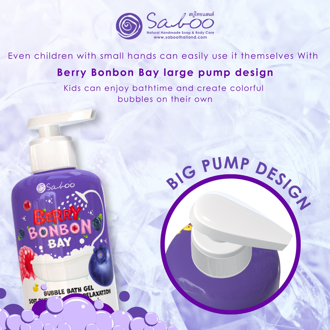 Bubble Bath Gel - 500ml - Berry Bonbon Bay