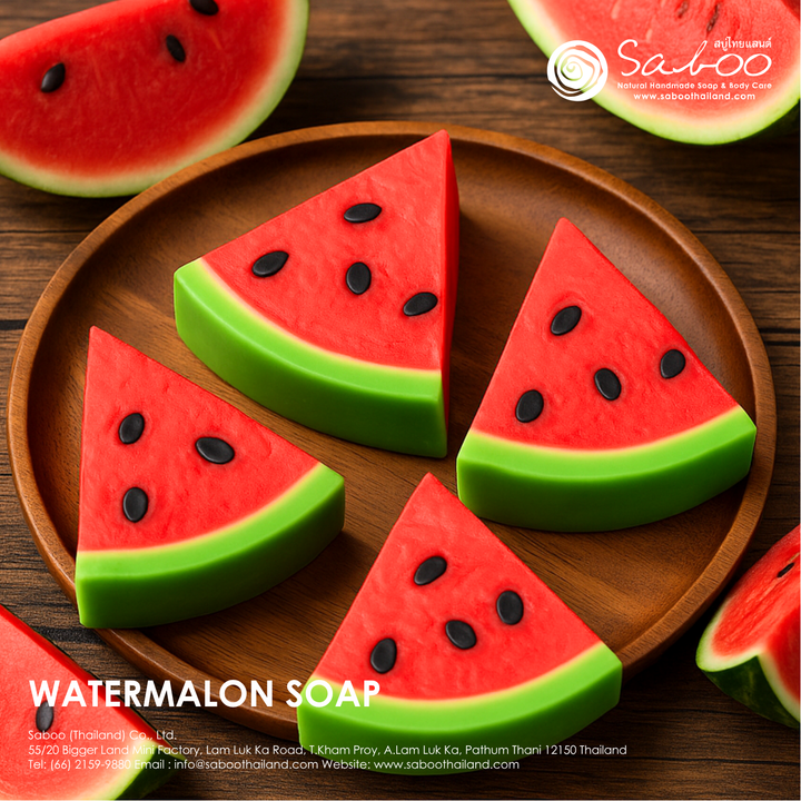 Natural Fancy Soap - Watermelon