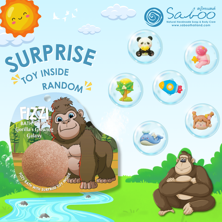 Fizzy Bath Bomb - Jungle Package - 100g - Gorilla's Galaxy