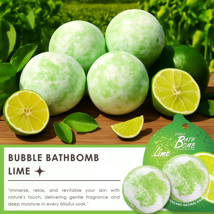 Bubble Bath Bomb - Fruit Package - 150g - Lime