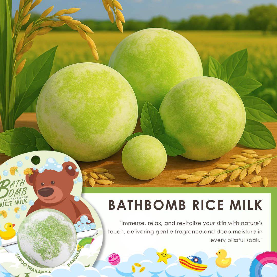 Bubble Bath Bomb - Bear Package - 150g - Rice Mlik