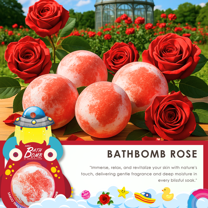 Bubble Bath Bomb - Monster - 150g - Rose