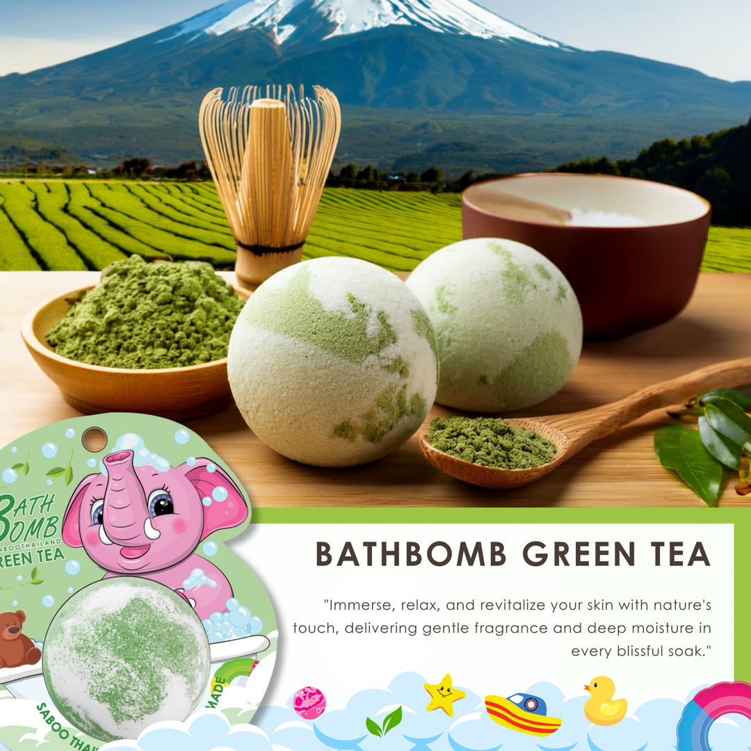 Bubble Bath Bomb - Elephant Package - 150g - Green Tea