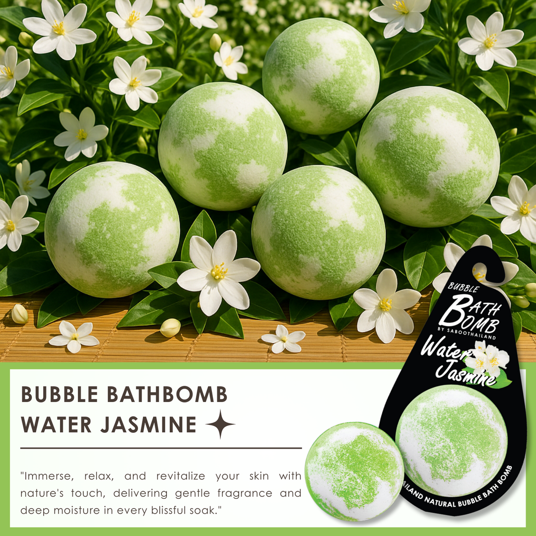 Bubble Bath Bomb - Black Package - 150g - Water Jasmine