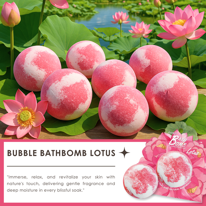 Bubble Bath Bomb - Flower Package - 150g - Lotus