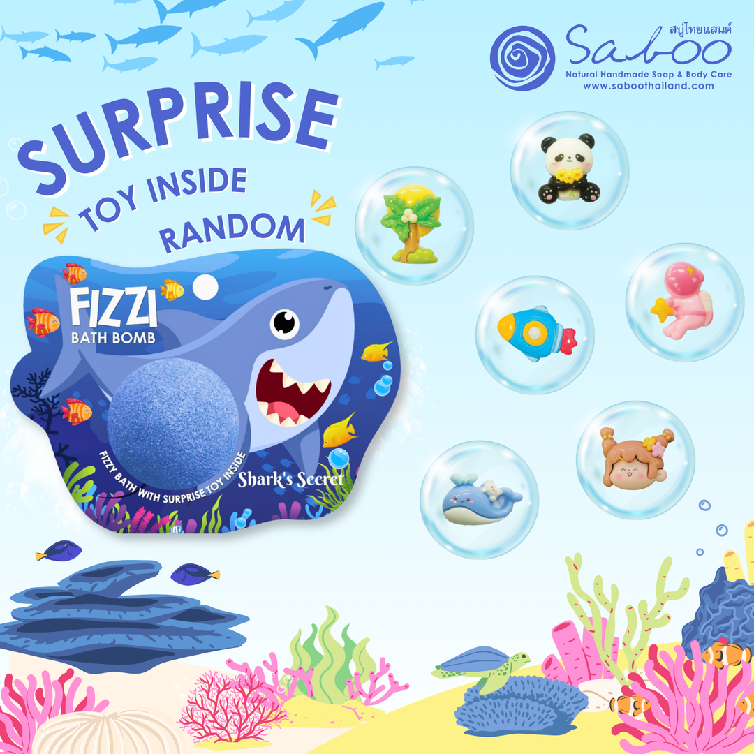 Fizzy Bath Bomb - Sea Animal Package - 100g - Shark's Secret