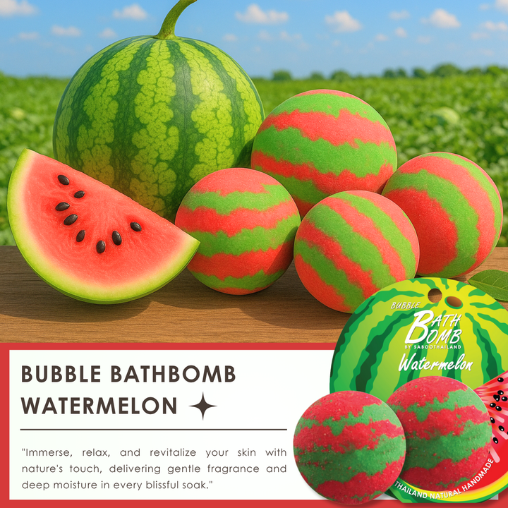 Bubble Bath Bomb - Fruit Package - 150g - Watermelon