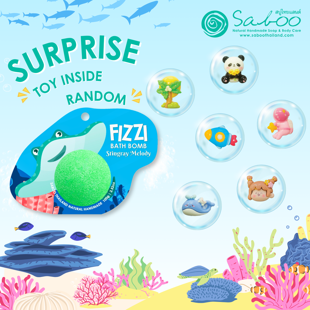 Fizzy Bath Bomb - Sea Animal Package - 100g - Stringgray Melody