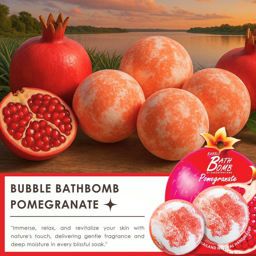 Bubble Bath Bomb - Fruit Package - 150g - Pomegranate