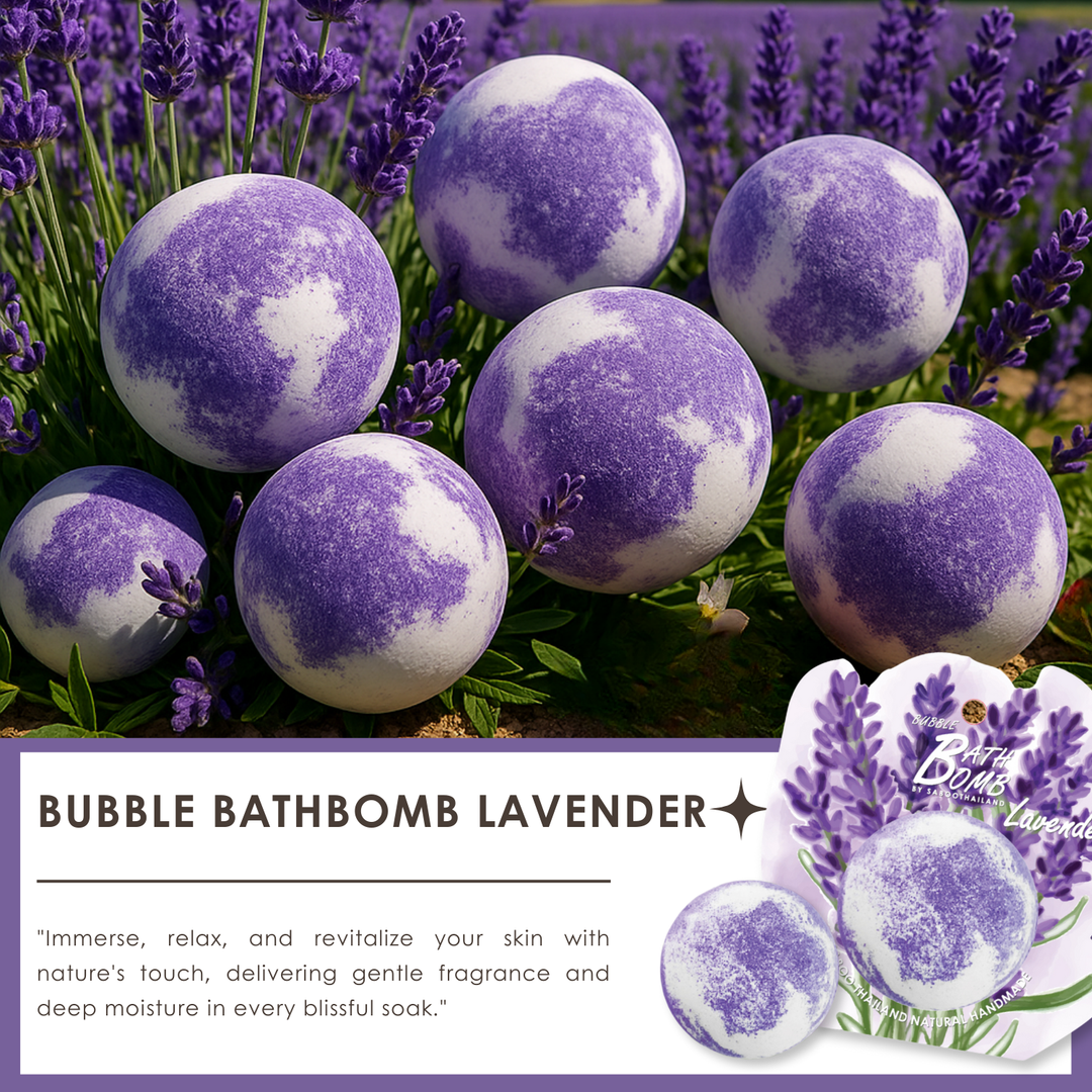 Bubble Bath Bomb - Flower Package - 150g - Lavender
