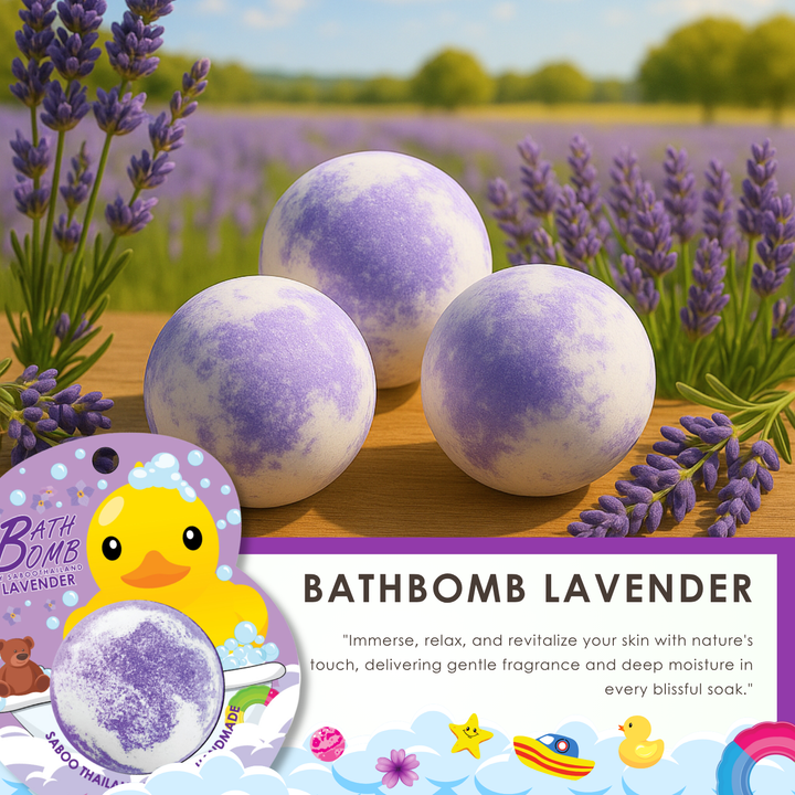Bubble Bath Bomb - Duck Package - 150g - Lavender