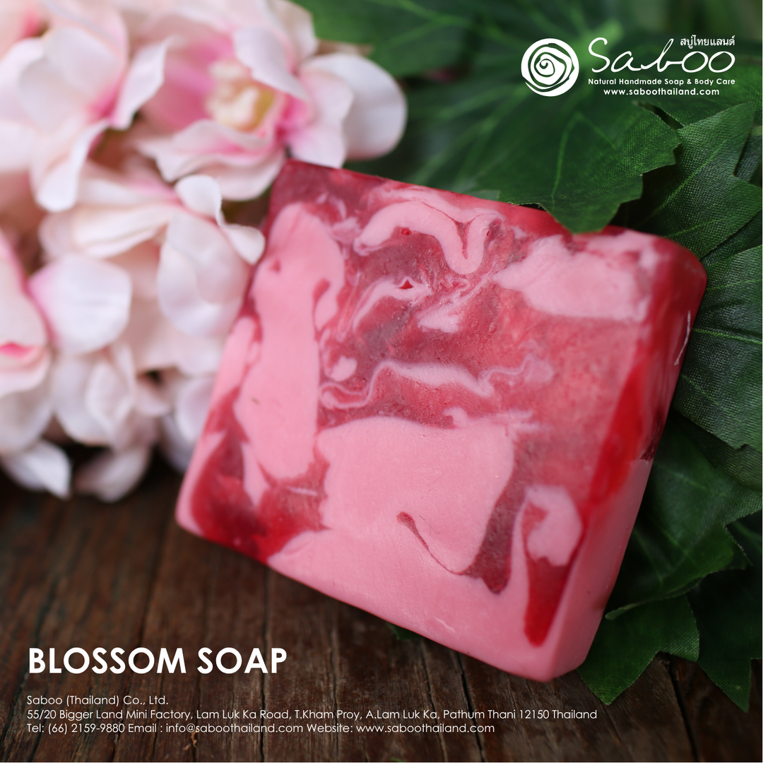Natural Soap - Square Shape - 100g - Blossom