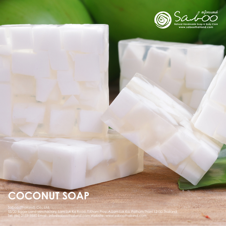 Natural Soap - Square Shape - 100g - Coconut