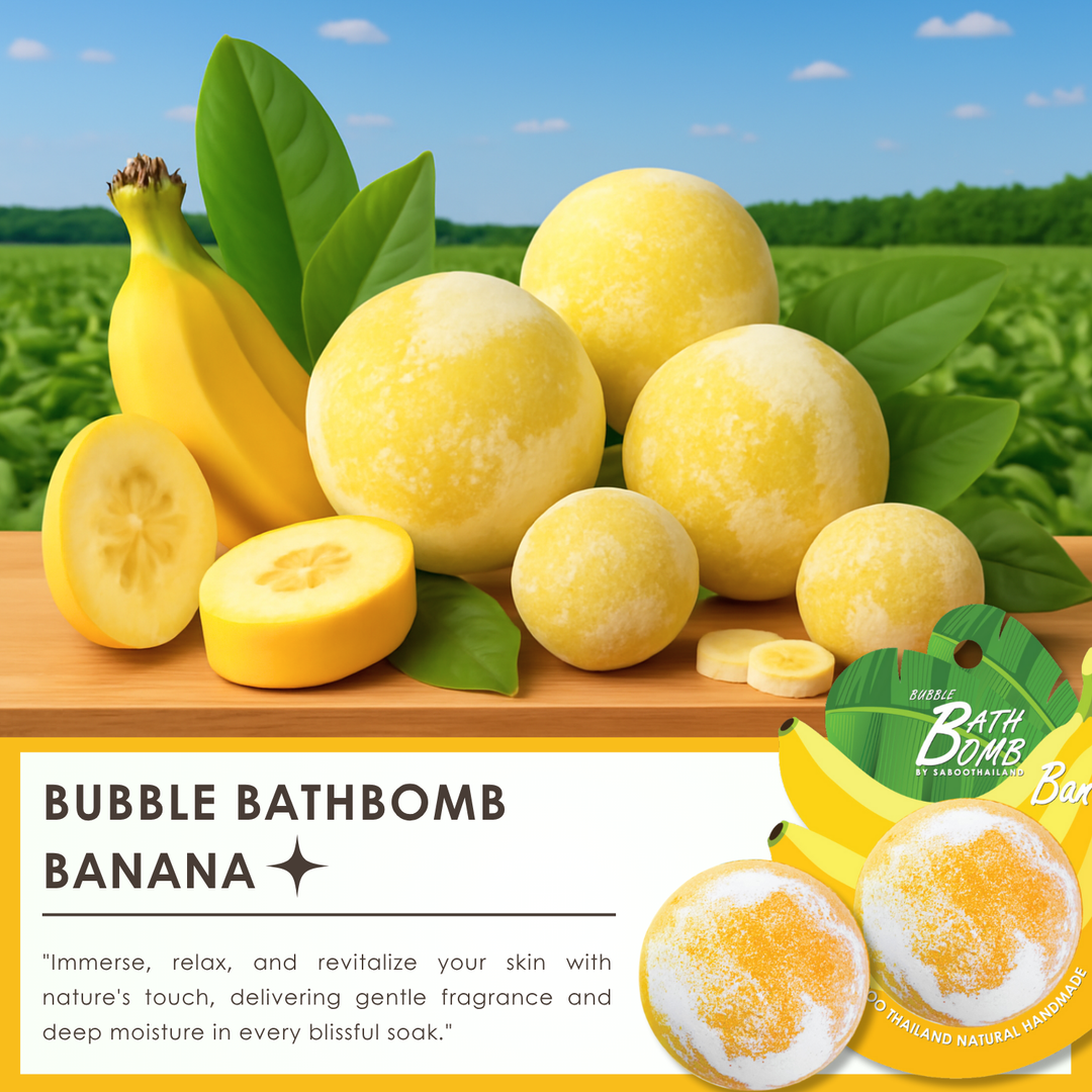 Bubble Bath Bomb - Fruit Package - 150g - Banana