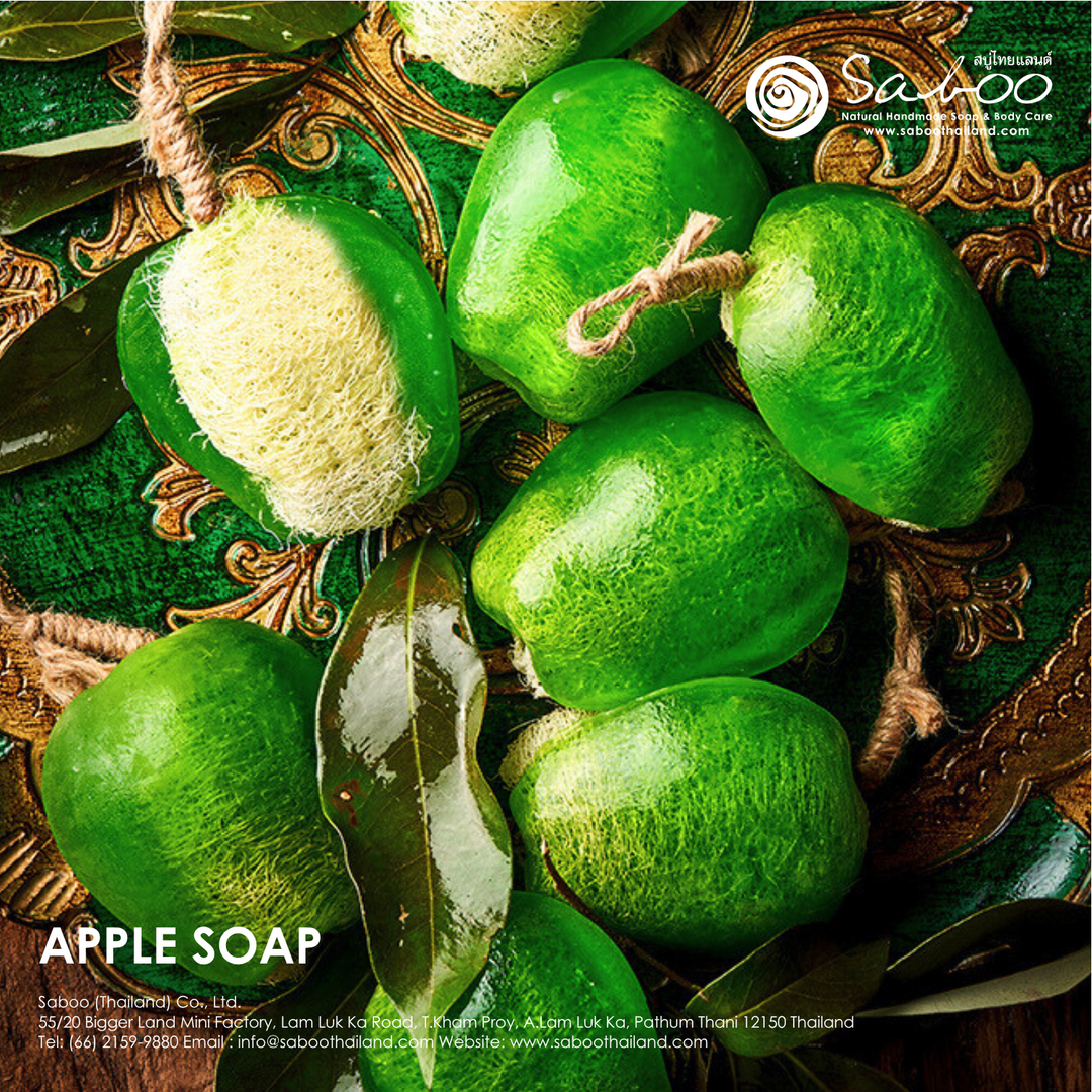 Natural Fancy Soap - 100g - Apple Green