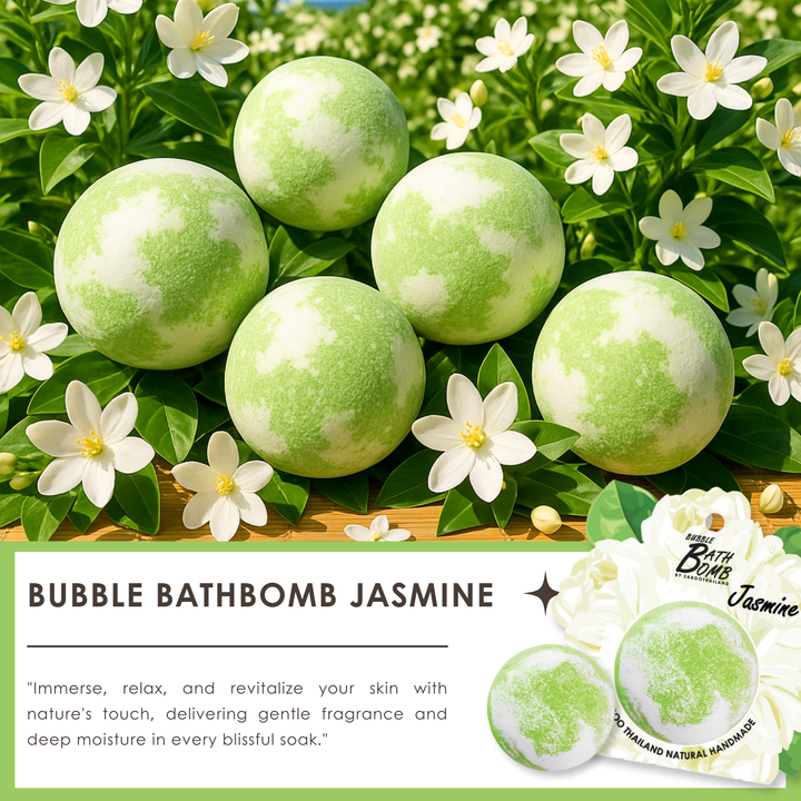 Bubble Bath Bomb - Flower Package - 150g - Jasmine