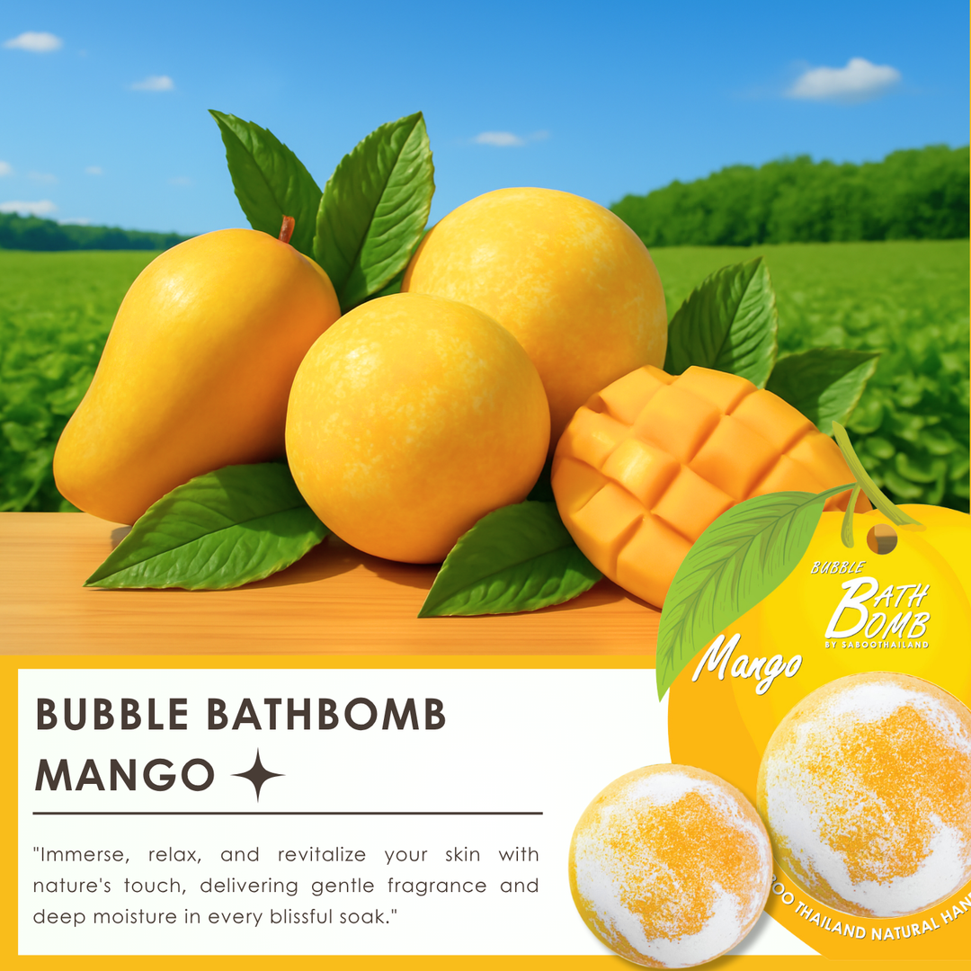 Bubble Bath Bomb - Fruit Package - 150g - Mango