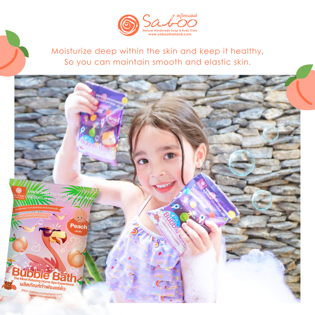 Bubble Bath Powder - 100g - Peach