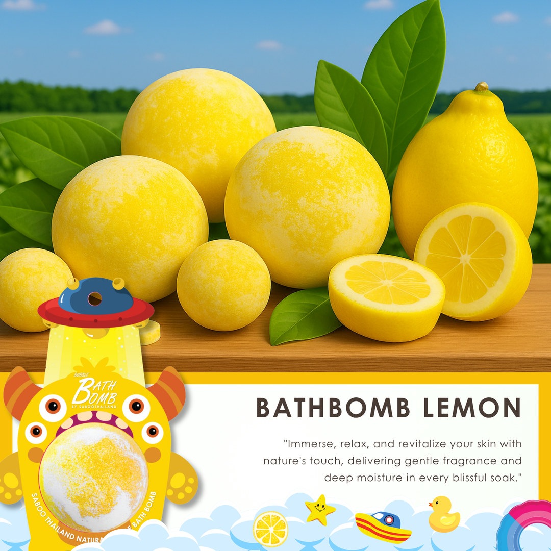 Bubble Bath Bomb - Monster - 150g - Lemon