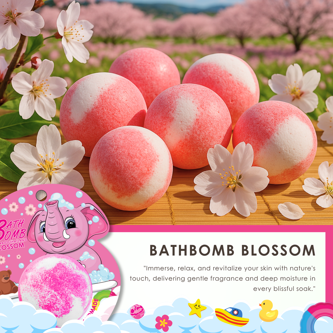 Bubble Bath Bomb - Elephant Package - 150g - Blossom