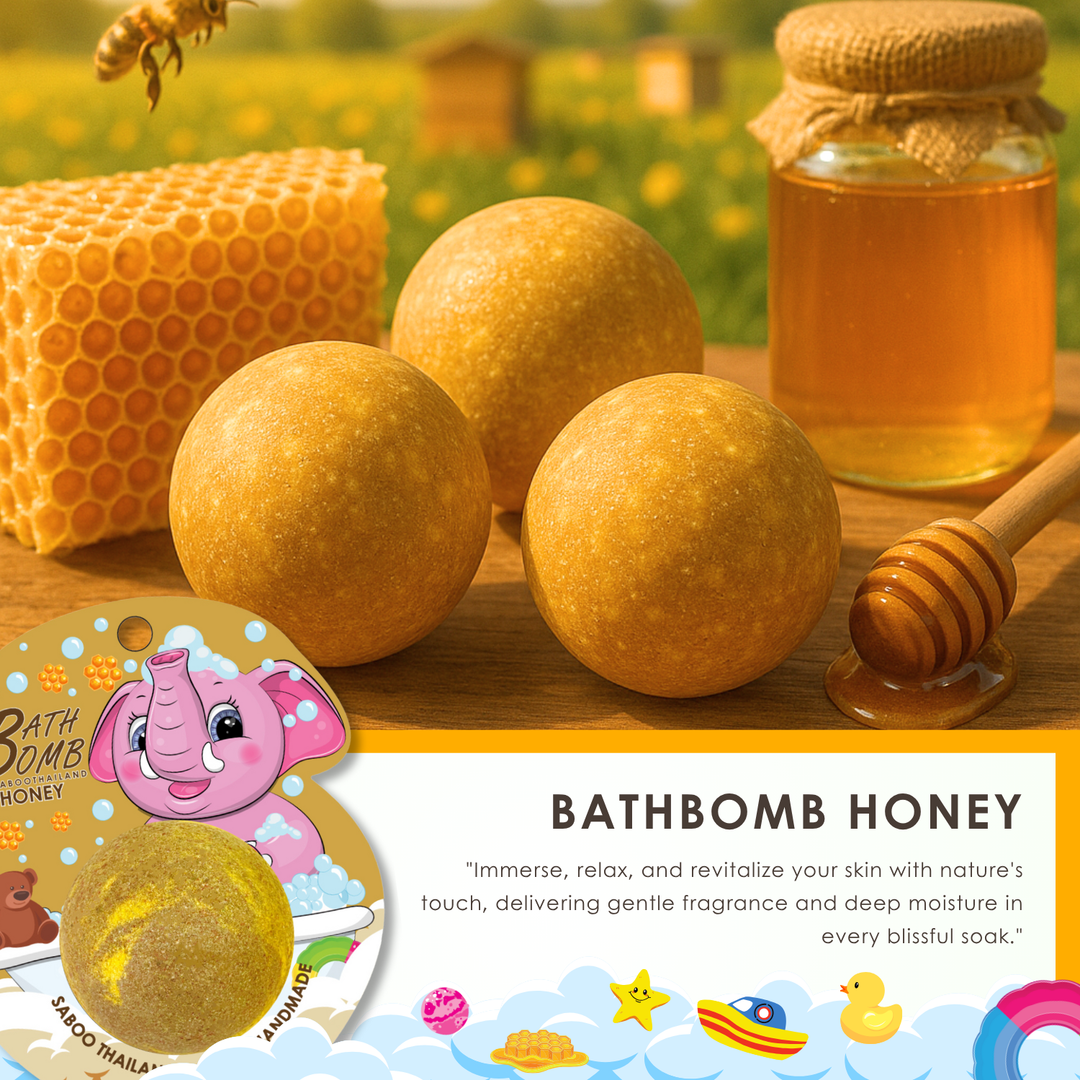 Bubble Bath Bomb - Elephant Package - 150g - Honey