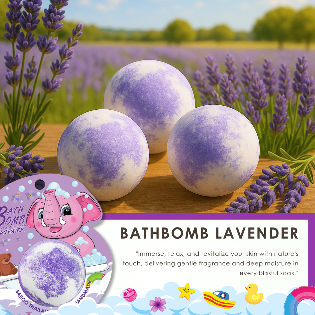 Bubble Bath Bomb - Elephant Package - 150g - Lavender