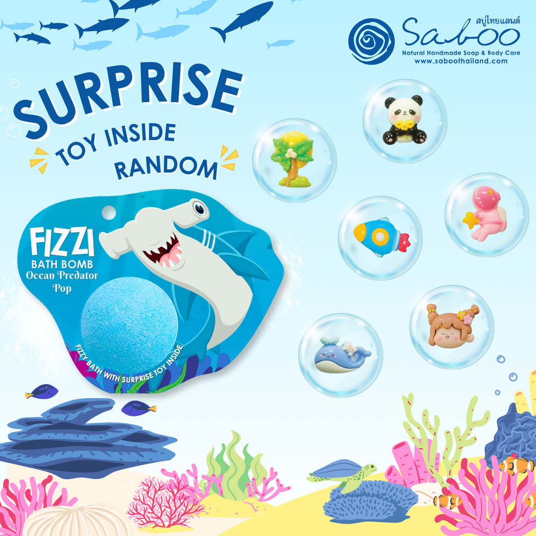 Fizzy Bath Bomb - Sea Animal Package - 100g - Ocean Predator Pop